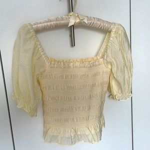 WAYF Puff Sleeve Top XS